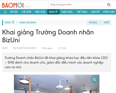 Khai giảng Trường Doanh nhân BizUni