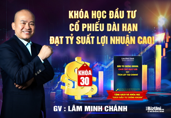 Khoá học Đầu Tư Cổ Phiếu Dài Hạn Đạt Tỷ Suất Lợi Nhuận Cao - Khóa 30