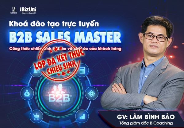 Khoá đào tạo trực tuyến B2B Sales Master