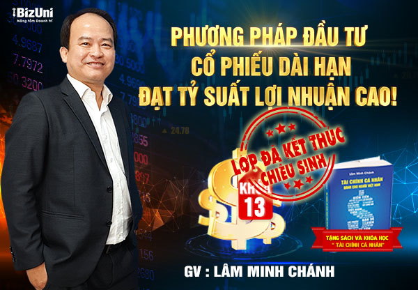 Phương pháp Đầu Tư Cổ Phiếu Dài Hạn Đạt Tỷ Suất Lợi Nhuận Cao - Khóa 13