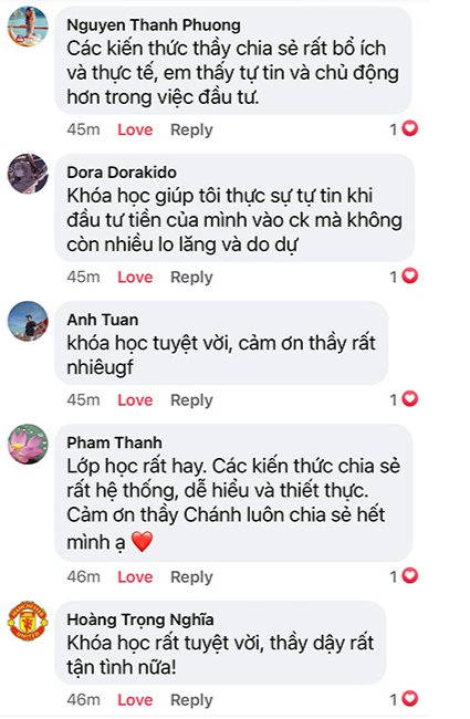 đánh giá khóa học đầu tư cổ phiếu cho người mới