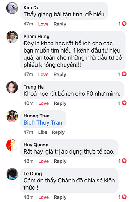 khóa học đầu tư chứng khoán