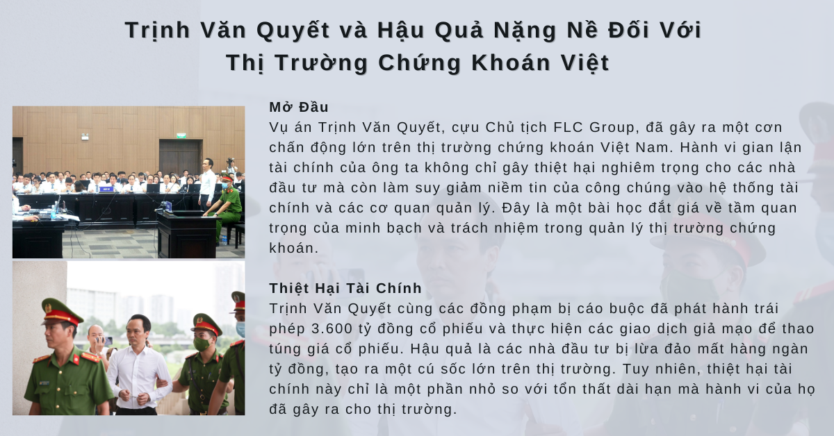 Quan điểm của chú Ba tài chính Lâm Minh Chánh về hậu quả của vụ án Trịnh Văn Quyết đối với thị trường chứng khoán Việt Nam