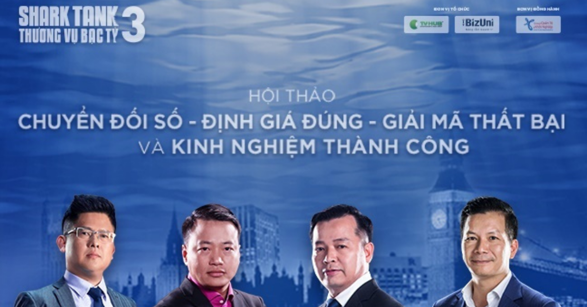 BizUni đồng tổ chức hội thảo “CHUYỂN ĐỔI SỐ - ĐỊNH GIÁ ĐÚNG - GIẢI MÃ THẤT BẠI VÀ KINH NGHIỆM THÀNH CÔNG”